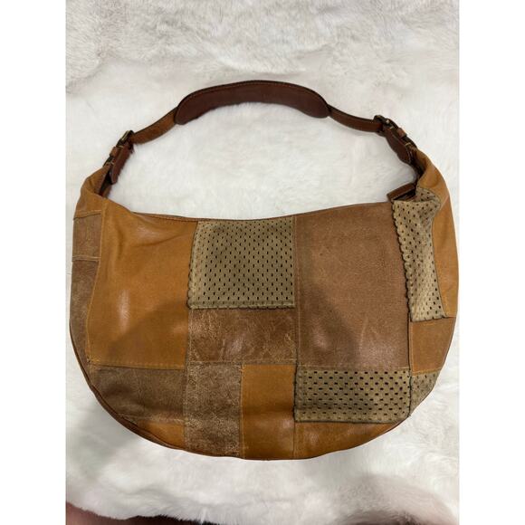 Christian Dior Vintage Patchwork Leather Shoulder Bag - Picture 4 of 5